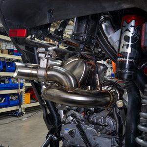 RPM Z10 chambered exhaust mounted to factory chassis points