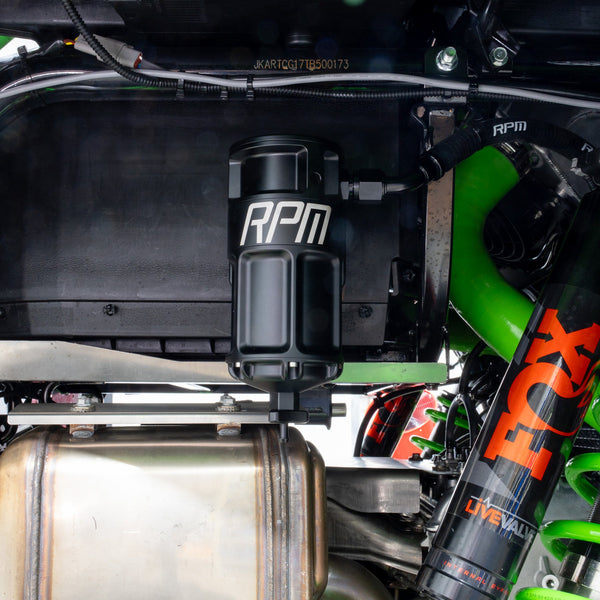 RPM Kawasaki H2 4-Stage Oil Catch Can Kit - Dunes 2 Dezert SXS