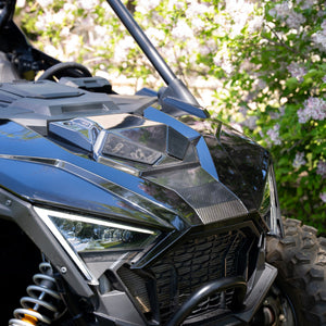 RPM Carbon Fiber Nose Panel Polaris RZR Pro R Turbo R - Dunes 2 Dezert SXS