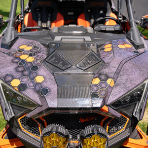 RPM Carbon Fiber Nose Panel Polaris RZR Pro R Turbo R - Dunes 2 Dezert SXS