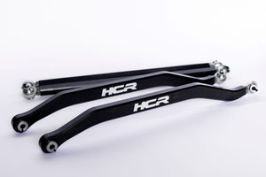 Polaris RZR XP 1000 OEM-Width Radius Rods kit overview by HCR Racing