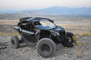Moto Armor Tinted Polycarbonate Visor for Can-Am Maverick X3 – Sun Shield, No-Mod Install, Aggressive Roof Line Styling