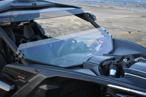 Moto Armor Tinted Polycarbonate Visor for Can-Am Maverick X3 – Sun Shield, No-Mod Install, Aggressive Roof Line Styling
