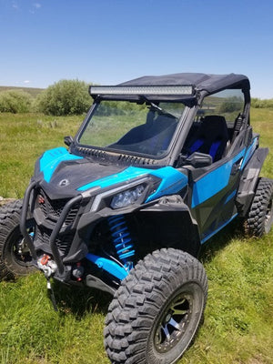 Can-Am Maverick Sport/Trail/Commander Vented Glass Windshield (Collective) - Dunes 2 Dezert SXS