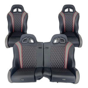 Daytona RZR Pro Seat Bundle | Bucket + Split Bench Set - Dunes 2 Dezert SXS