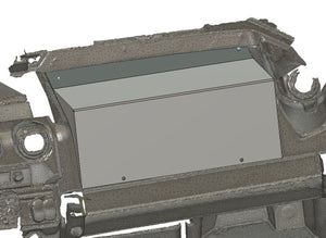 Can-Am Defender glove box delete console in black texture powder coat by StayFlush Motorsports