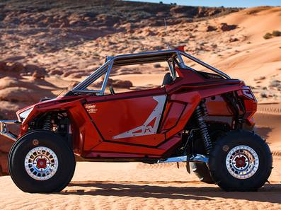 Polished Method 413 Forged Beadlock UTV Wheel with multi-spoke design, 6061 aluminum, and true beadlock ring for high-performance off-roading.
