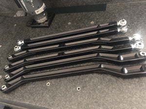 LM UTV Can-Am Maverick X3 high clearance radius rod detail, sealed spherical bearing end