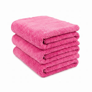 WASH & WHIPS Edgeless Coral Fleece Microfiber Towels