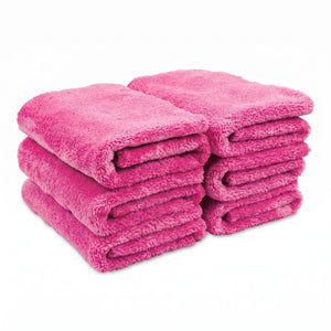 WASH & WHIPS Edgeless Coral Fleece Microfiber Towels