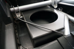 Can-Am® X3 Low Profile Front Passenger Side 10” Sub Box Enclosure – Unloaded | UTVS-X3-ENC-LP-FPASS - Dunes 2 Dezert SXS