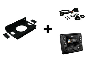 RZR Pocket Head Unit Mount w/o Rocker Switch Cutouts | UTVS-RZR-HUMT-PKT-NORKR - Dunes 2 Dezert SXS