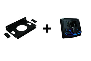 RZR Pocket Head Unit Mount w/o Rocker Switch Cutouts | UTVS-RZR-HUMT-PKT-NORKR - Dunes 2 Dezert SXS