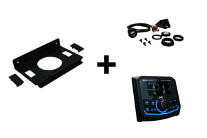 RZR Pocket Head Unit Mount w/o Rocker Switch Cutouts | UTVS-RZR-HUMT-PKT-NORKR - Dunes 2 Dezert SXS