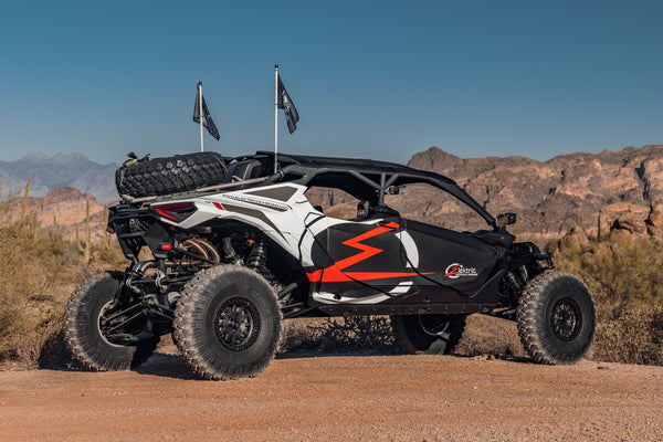 Can-Am Maverick R Volt Tire Rack for Baja Box - Dunes 2 Dezert SXS