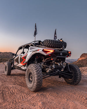 Can-Am Maverick R Volt Tire Rack for Baja Box - Dunes 2 Dezert SXS
