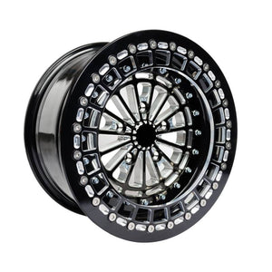 Alba Racing Crusher Pro Rally billet beadlock wheel, 5x4.5, for Polaris RZR Pro R — view 1