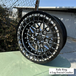Alba Racing Fractal Crusher billet beadlock wheel, 6x5.5, for Can-Am Maverick R — view 6