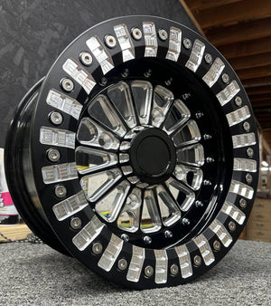 Crusher Pro Billet Beadlock UTV Wheels - Dunes 2 Dezert SXS