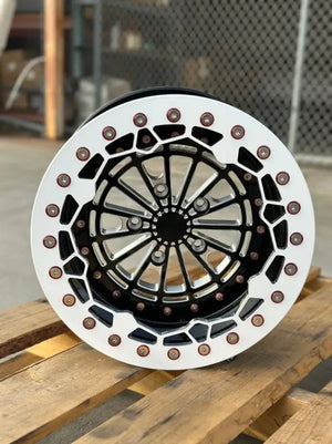 Alba Racing Crusher Pro Rally billet beadlock wheel, 5x4.5, for Polaris RZR Pro R — view 4