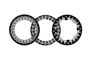 Alba Racing Crusher billet beadlock wheel and beadlock ring detail