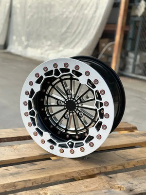 Alba Racing Crusher Pro Rally billet beadlock wheel, 5x4.5, for Polaris RZR Pro R — view 5