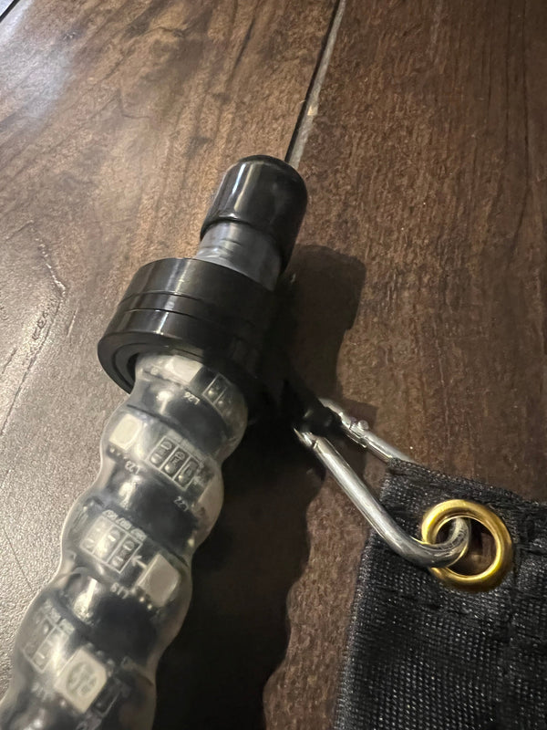 SWIVEL LED WHIP FLAG CLIPS - WHIP PAIR - Dunes 2 Dezert SXS