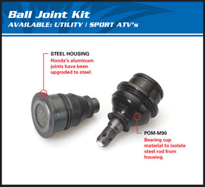 All Balls Racing HP Ball Joint Kit – Upper & Lower | Polaris UTVs - Dunes 2 Dezert SXS
