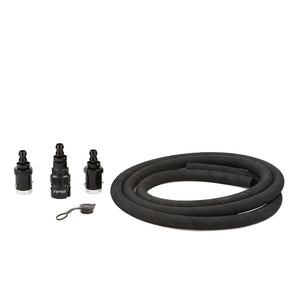 RPM Fill-A-Buddy fuel transfer kit with 6AN quick disconnect fittings and 6ft line for second vehicle fueling convenience