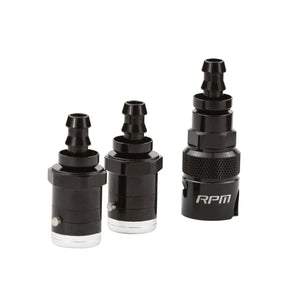 RPM Fill-A-Buddy fuel transfer kit with 6AN quick disconnect fittings and 6ft line for second vehicle fueling convenience