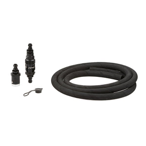 RPM Fill-A-Buddy fuel transfer kit with 6AN quick disconnect fittings and 6ft line for second vehicle fueling convenience