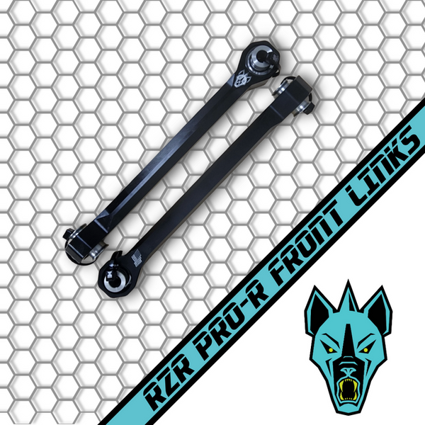 Pro R / Turbo R Front Sway Bar Links 7075 Billet - Dunes 2 Dezert SXS