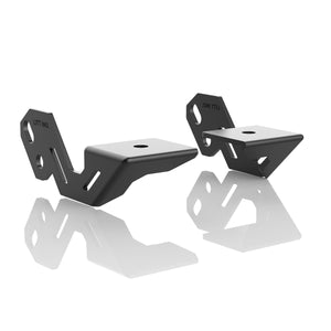 Gusseted Light Pod Mounts Brackets for Polaris RZR A Pillar - Dunes 2 Dezert SXS