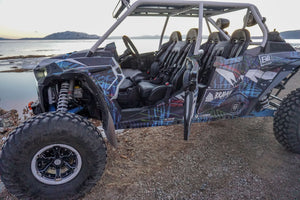 RZR 900/1000 Trail Front Bench Seat w/ Harnesses - Dunes 2 Dezert SXS