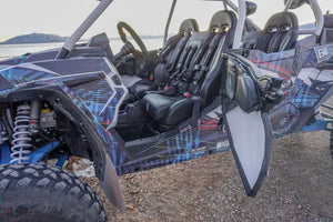 RZR 900/1000 Trail Front Bench Seat w/ Harnesses - Dunes 2 Dezert SXS