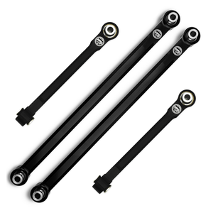 MTS Off-Road sway bar links for Polaris Pro R Turbo R and Pro S, showing front and rear suspension components.