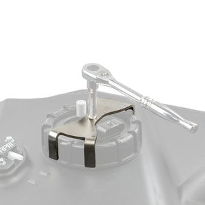 RPM fuel pump tool shown with a 3/8 ratchet