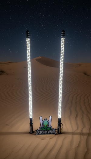 RGBW Whip – Brake & Turn Signal Lighting System | Marshin Whips - Dunes 2 Dezert SXS