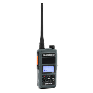 Rugged Radios GMR5-X waterproof 5W GMRS handheld radio in Grey