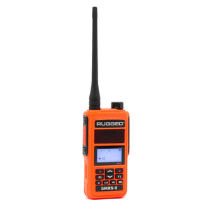 Rugged Radios GMR5-X waterproof 5W GMRS handheld radio in Safety Orange