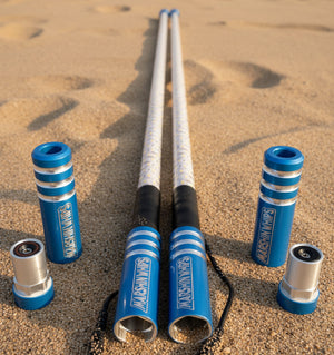 Game Changer LED Whip Set - Vibrant Blue - Dunes 2 Dezert SXS