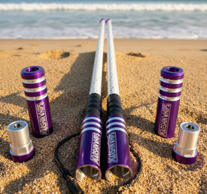Game Changer LED Whip Set - Vibrant Purple - Dunes 2 Dezert SXS