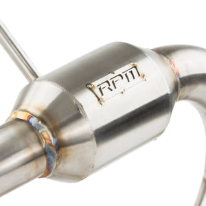 RPM Kawasaki H2 Big Mouth Mid Pipe | Resonated Cat Delete - Dunes 2 Dezert SXS