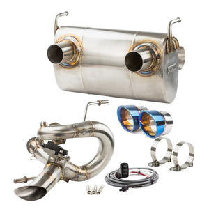 RPM Kawasaki H2 3/4 Exhaust System 2.5" | E-Valve Option - Dunes 2 Dezert SXS
