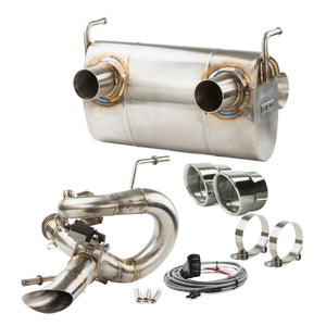 RPM Kawasaki H2 3/4 Exhaust System 2.5" | E-Valve Option - Dunes 2 Dezert SXS