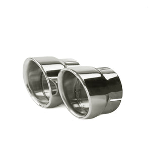 RPM Kawasaki H2 Exhaust Tips | Polished & Blued Stainless - Dunes 2 Dezert SXS