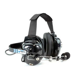 Behind the head style headset included with the Rugged Radios 242 portable 2-person UTV intercom kit