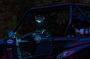 Halo-RA LED Rearview Mirror with RGB Lighting - Dunes 2 Dezert SXS