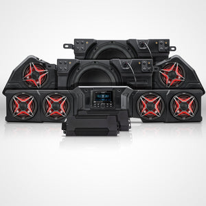 SSV Works Phase-7 V-Spec 8-speaker MRB4 audio kit for Can-Am Defender HD11 — view 1