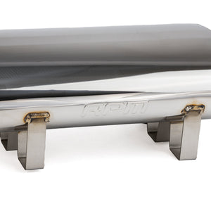 RPM Powersports logo detail on the Can-Am Defender HD11 stainless sport muffler